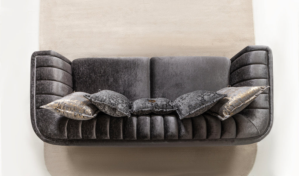 Romance Living Room Set (Gray)