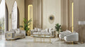 Romance Living Room Set (Beige)